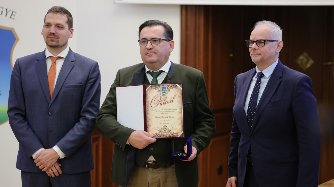 Klímabarát díj átadása